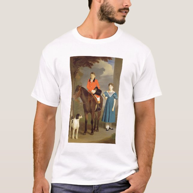 John Gubbins Newton och hans syster Mary, 1832-33 T-shirt (Framsida)