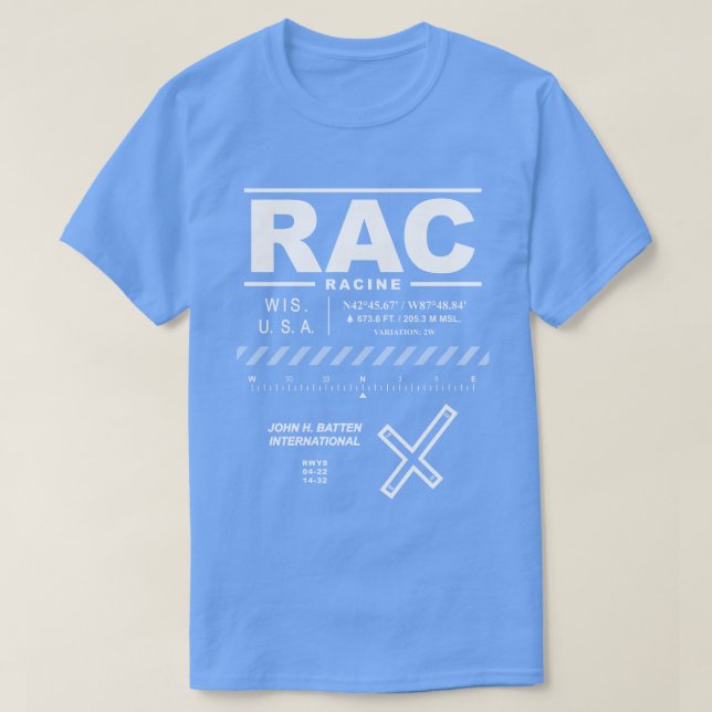 John H. Batten Internationell Airport RAC T-Shirt (Design framsida)