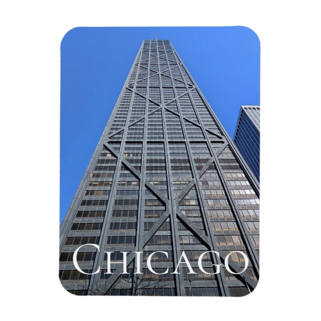 John Hancock Byggnads Chicago, Illinois Magnet (Vertikal)