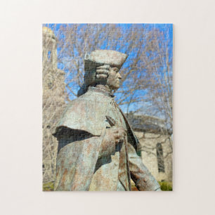 John Hancock Statue in Quincy Massachusetts Pussel