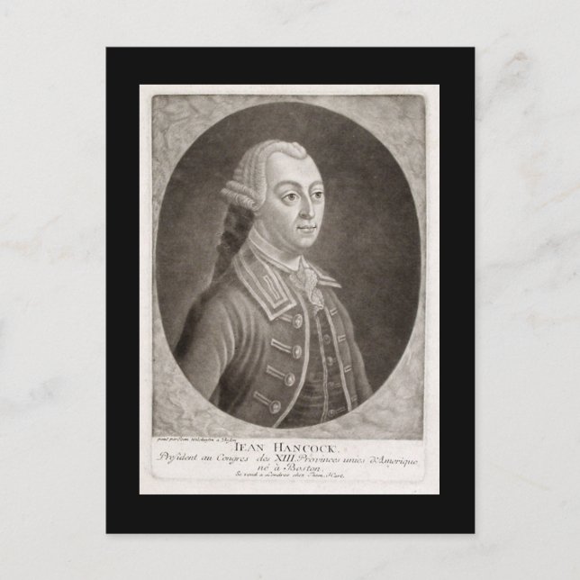 John Hancock Vykort (Framsida)