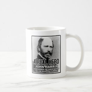 John Harris Bacon Hjälte Rolig Mugg