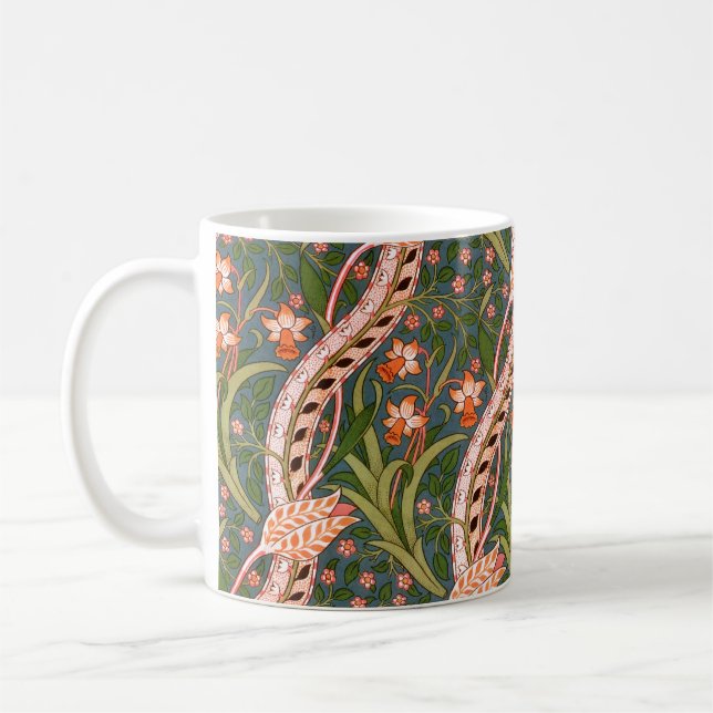 John Henry Dearle Daffodil Chintz Original Kaffemugg (Vänster)