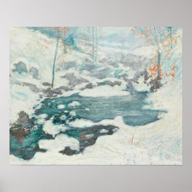 John Henry Twachtman - Icebound Poster (Framsidan)