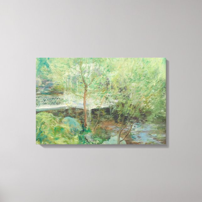 John Henry Twachtman - Vita bron Canvastryck (Framsida)