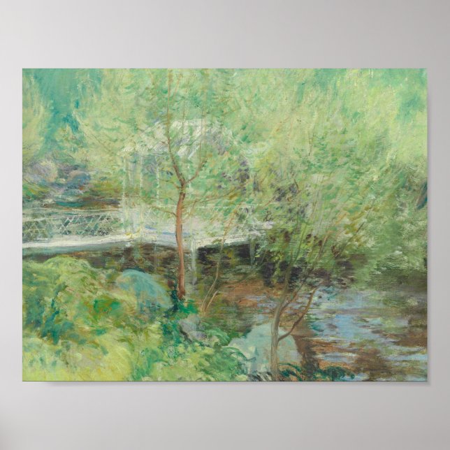 John Henry Twachtman - Vita bron Poster (Framsidan)