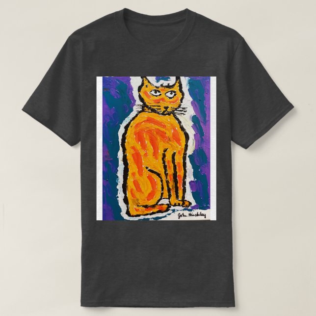 John Hinckley original cat-tavla Telefonväska T Shirt (Design framsida)