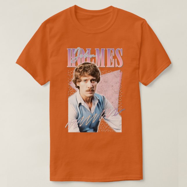 John Holmes Retro Fläkt Design T Shirt (Design framsida)