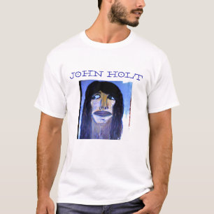 JOHN HOLT - Skräddarsy Portriat med "springa" på T-shirt