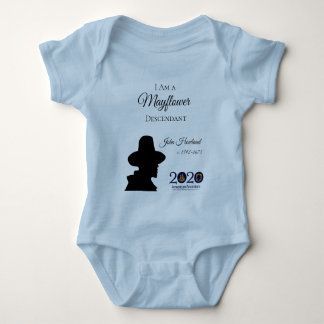 John Howland Mayflower babyBodysuit T Shirt