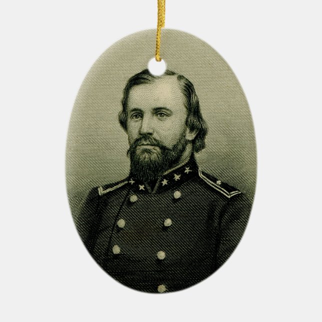 John Hunt Morgan Julgransprydnad Keramik (Framsidan)