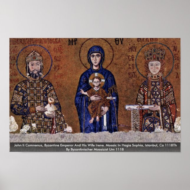 John Ii Comnenus, Byzantine Emperor och hans fru Poster (Framsidan)