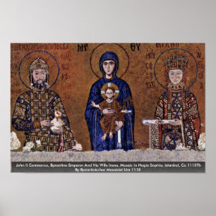 John Ii Comnenus, Byzantinekejsare och hans fru Poster