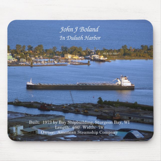 John J. Boland Duluth mousepad Musmatta (Framsidan)