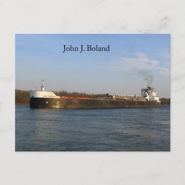 John J. Boland-postkort Vykort (Framsida)