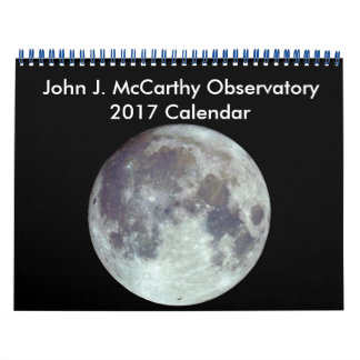 John J. McCarthy Observatory 2017 Calendar Kalender