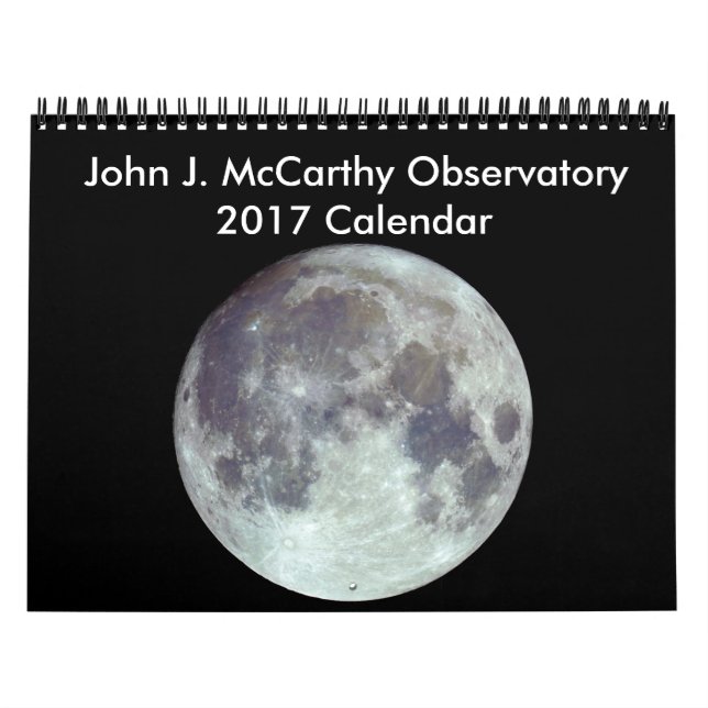 John J. McCarthy Observatory 2017 Calendar Kalender (Omslag)