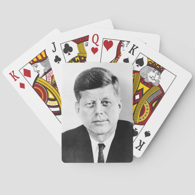 John Jack Kennedy US Presidents White House Casinokort (Baksidan)