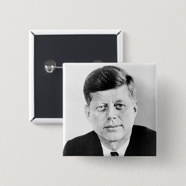 John Jack Kennedy US Presidents White House Knapp (Framsida & baksida)