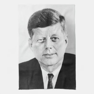 John Jack Kennedy US Presidents White House Kökshandduk