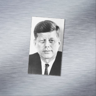 John Jack Kennedy US Presidents White House Magnetiska Visitkort