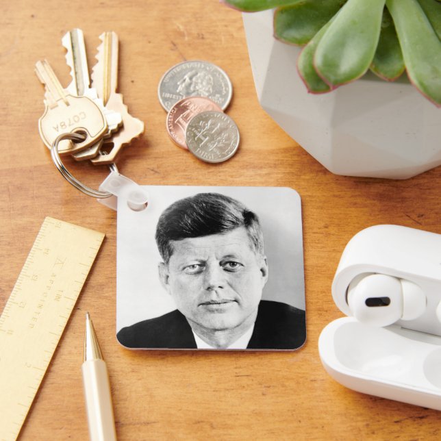 John Jack Kennedy US Presidents White House Nyckelring (Skrivbord)