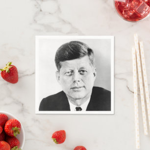 John Jack Kennedy US Presidents White House Pappersservett