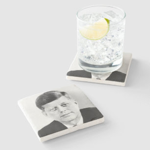 John Jack Kennedy US Presidents White House Stenunderlägg