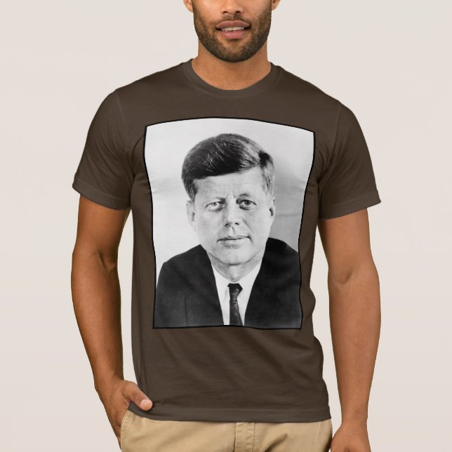 John Jack Kennedy US Presidents White House T Shirt (Framsida)