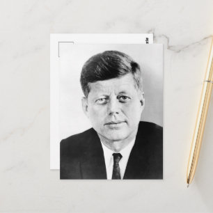 John Jack Kennedy US Presidents White House Vykort