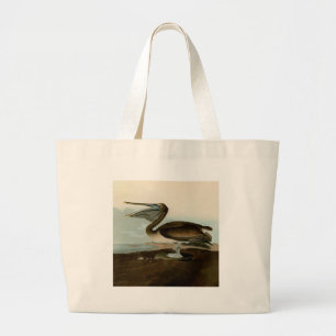 John James Audubon Brown Pelican Artwork Painting Jumbo Tygkasse