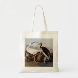 John James Audubon Vit Ibis Fågeltryck Klassiker Tygkasse