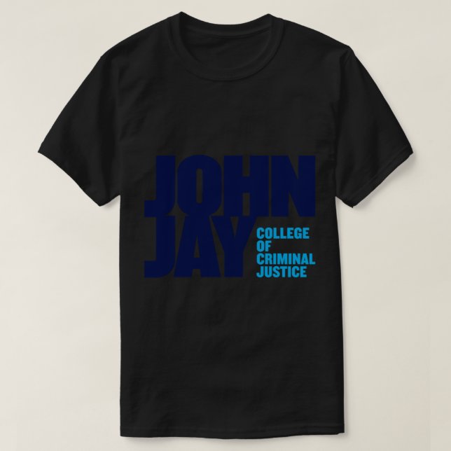 John Jay Criminal Justice T Shirt (Design framsida)
