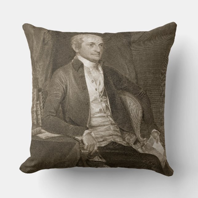 John Jay som inristas av Asherbruntet Durand Kudde (Framsida)