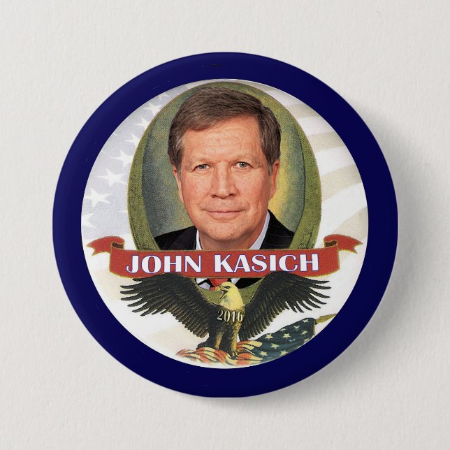 John Kasich 2016 Knapp (Framsida)