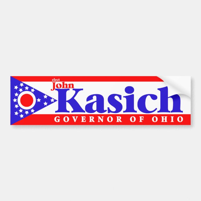 John Kasich bildekal (Framsidan)