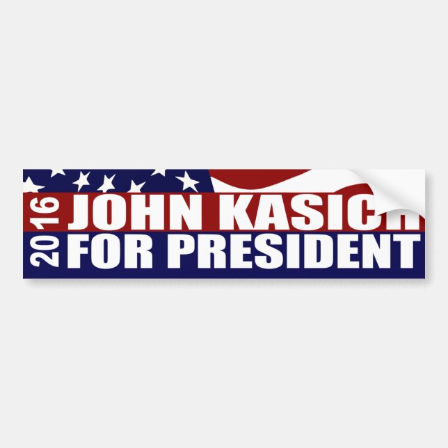 John Kasich President 2016 Bildekal (Framsidan)