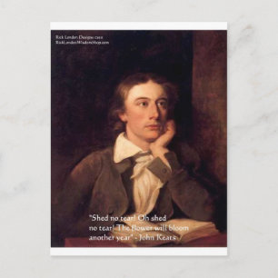 John Keats "Blossom" Citat Gåvor T-shirts & Kort