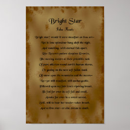 John Keats, Bright Star Poster