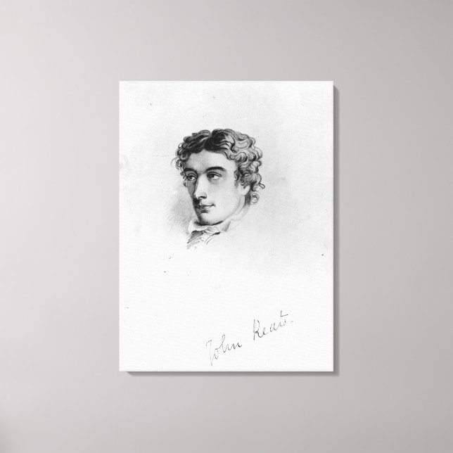 John Keats Canvastryck (Framsida)