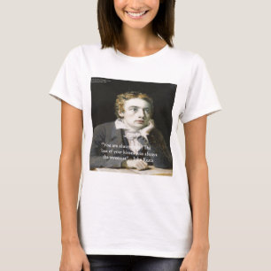 John Keats "Färska Kyssar" Kärlekscitat Gåvor & Ko Tee