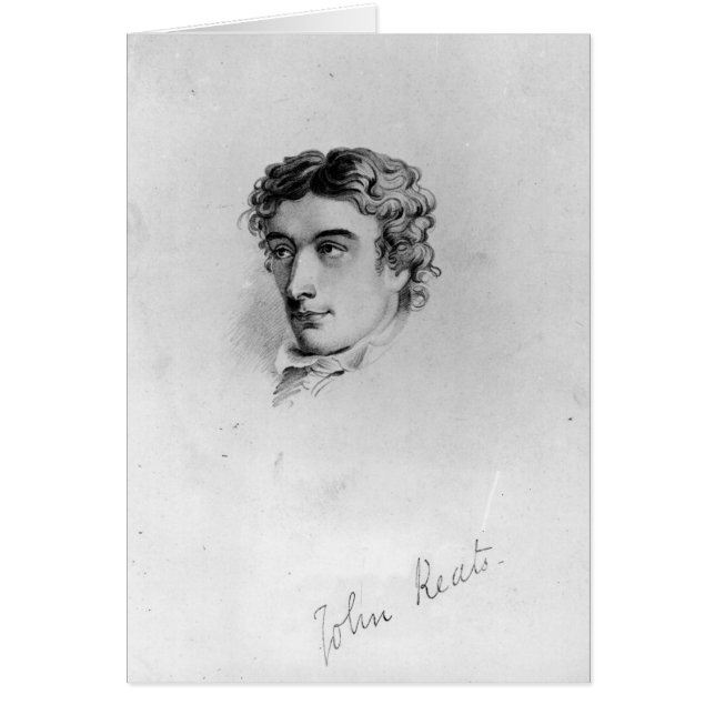 John Keats Hälsningskort (Framsidan)