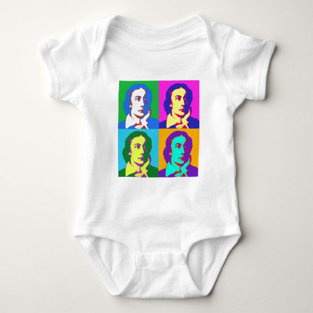 John Keats popkonst Tee Shirt (Framsida)