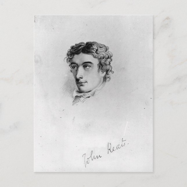 John Keats Vykort (Framsida)