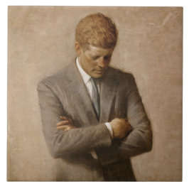 John Kennedy US President White House Porträtt Kakelplatta