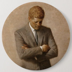 John Kennedy US President White House Porträtt Knapp