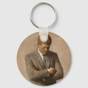 John Kennedy US President White House Porträtt Nyckelring