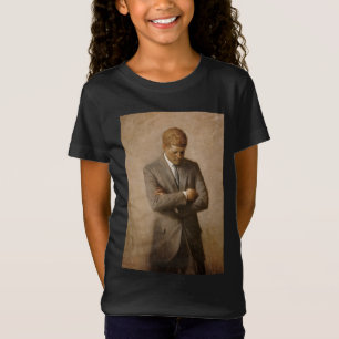 John Kennedy US President White House Porträtt T Shirt