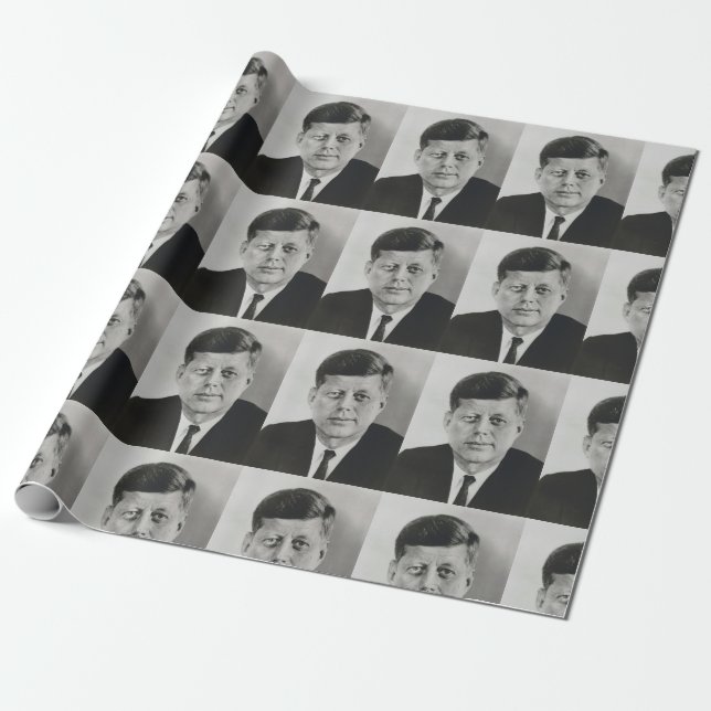 JOHN KENNEDY WRAPPING PAPPER PRESENTPAPPER (Utrullad)