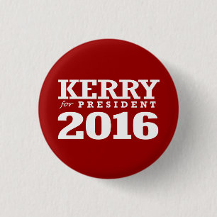 JOHN KERRY FÖR PRESIDENT KNAPP